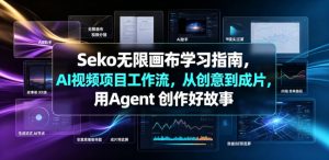 Seko无限画布学习指南，AI视频项目工作流，从创意到成片，用Agent 创作好故事-副业资源站