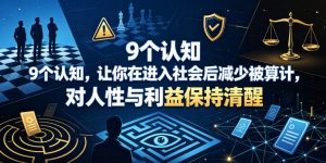 付费文章：9个认知，让你在进入社会后减少被算计，对人性与利益保持清醒-副业资源站