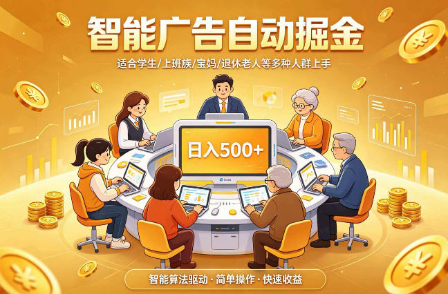 2026年最好做的项目：自动掘金项目，小白轻易上手，单日轻松收入500+【揭秘】-副业资源站