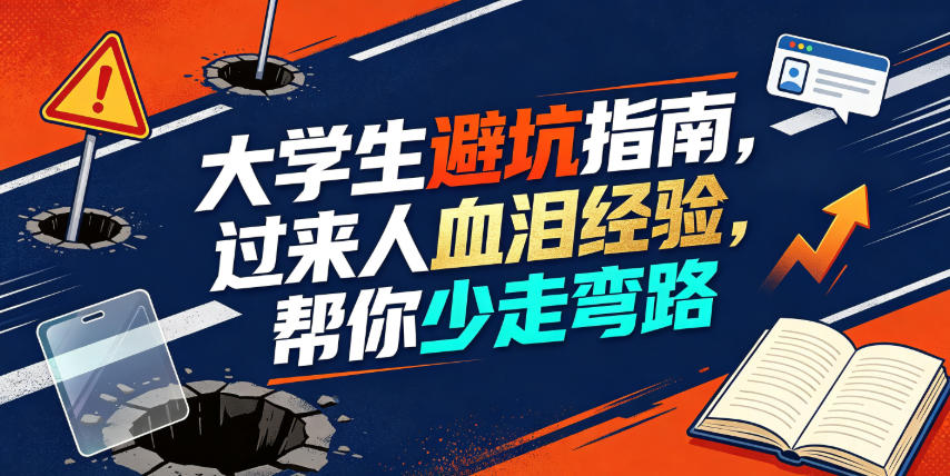 某公众号付费文章：大学生避坑指南，过来人血泪经验，帮你少走弯路-副业资源站