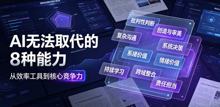 付费文章：AI无法取代的8种能力-副业资源站