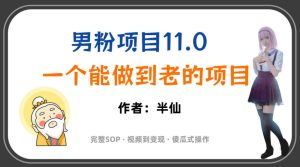全网独家男粉项目11.0，一个做到老的项目，完整SOP·视频到变现·傻瓜式操作-副业资源站