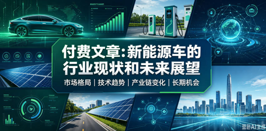 付费文章：新能原车的行业现状和未来展望-副业资源站