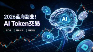 2026全新风口副业｜AI智能Token交易，空闲时间轻松 賺 收益，无需全天盯盘【揭秘】-副业资源站