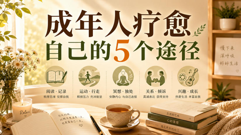 付费文章：成年人疗愈自己的5个途径-副业资源站