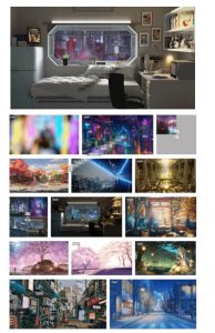 某宝付费购买！108GB，直播绿幕二次元3D动态虚拟背景合集，抖音动漫房间高清直播素材，电脑桌面壁纸-副业资源站