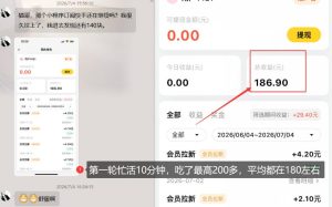 【大羊毛】几分钟30-40r，【流量体联盟】，可以矩阵，操作无脑简单-副业资源站