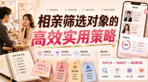 付费文章：相亲筛选对象的高效实用策略-副业资源站