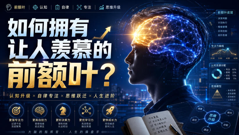 付费文：如何拥有让人羡慕的前额叶？-副业资源站