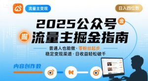 公众号流量主变现项目，普通人也能通过这个项目日入四位数（更新26年8月）-副业资源站