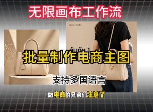 无限画布工作流搭建教程,一键电商主图批量制作,批量下载,支持多国语言-副业资源站