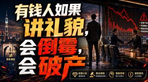 付费文章：有钱人如果讲礼貌，会倒霉，会破产-副业资源站