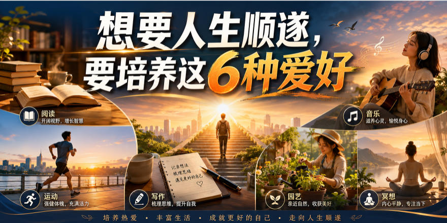 公众号付费文章：想要人生顺遂，要培养这6种爱好-副业资源站