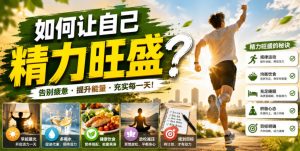 付费文章：如何让自己精力旺盛？-副业资源站