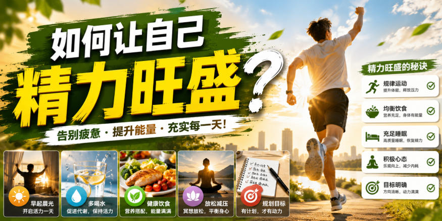 付费文章：如何让自己精力旺盛？-副业资源站