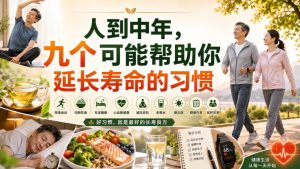 付费文章：人到中年，九个可能帮助你延长寿命的习惯-副业资源站