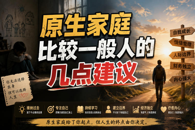付费文章：给原生家庭比较一般人的几点建议-副业资源站