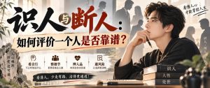 付费文章：识人与断人：如何评价一个人是否靠谱？-副业资源站