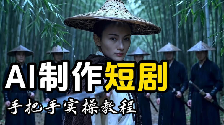 【保姆级手把手教程】AI短剧制作完整流程教学，从小白零基础到成片大神-副业资源站
