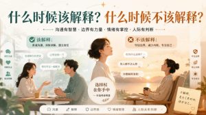 付费文章:什么时候该解释?什么时候不该解释?-副业资源站