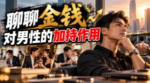 某公众号付费文章：聊聊金钱对男性的加持作用-副业资源站