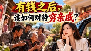 某公众号付费文章:有钱之后,该如何对待穷亲戚?-副业资源站