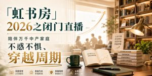 「虹书房」2026之闭门直播，陪伴万千中产家庭，不惑不惧、穿越周期-副业资源站