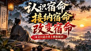 某公众号付费文章：认识宿命，接纳宿命，改变宿命（本文只适合非上班族阅读）-副业资源站