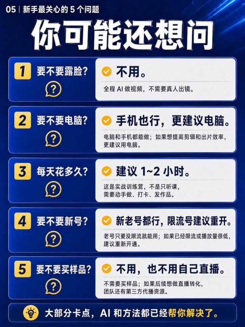 视频号Ai爆品带货，不露脸、不直播、不买样品、不开店、不发货，AI做视频也能带货，轻松单日佣金1k+-副业资源站