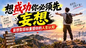 付费文章：想成功你必须先妄想，妄想型目标重塑你的人生认知-副业资源站