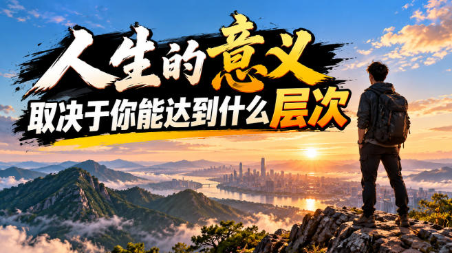 某公众号付费文章：人生的意义，取决于你能达到什么层次-副业资源站